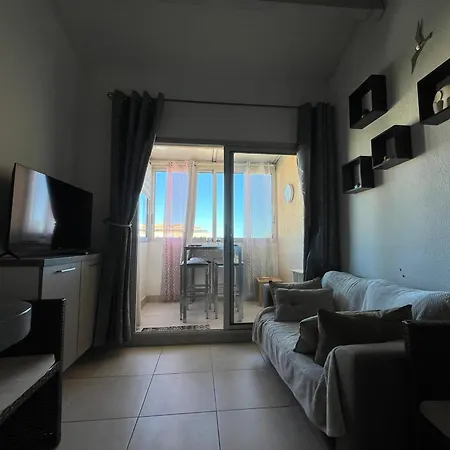 Sete: 2 Pieces Mezzanine A 300m De La Avec Parking Securise - Fr-1-338-621 Apartmán *
